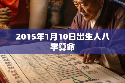 2015年1月10日出生人八字算命 2015年1月10日出生人八字算命