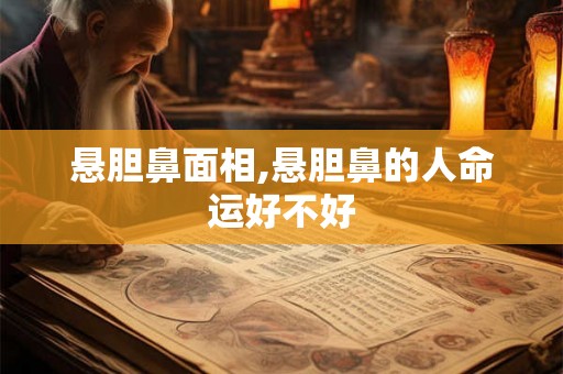 悬胆鼻面相,悬胆鼻的人命运好不好
