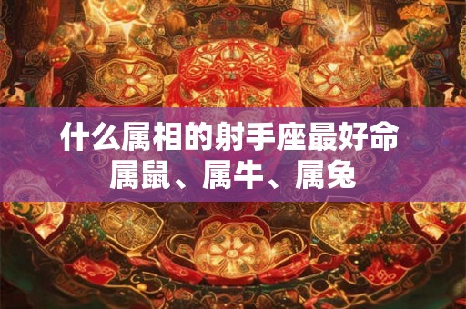 什么属相的射手座最好命 属鼠、属牛、属兔