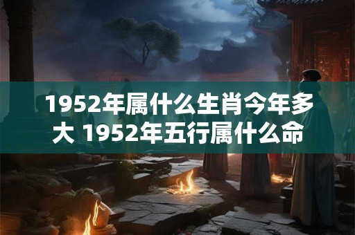 1952年属什么生肖今年多大 1952年五行属什么命