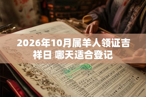 2026年10月属羊人领证吉祥日 哪天适合登记