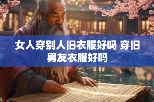 女人穿别人旧衣服好吗 穿旧男友衣服好吗