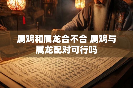 属鸡和属龙合不合 属鸡与属龙配对可行吗