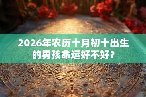 2026年农历十月初十出生的男孩命运好不好? 2026年农历十月初十出生的男孩命运好不好?