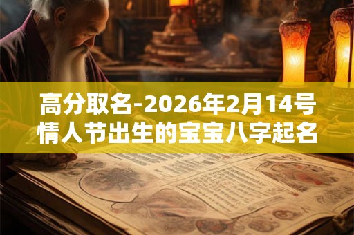 高分取名-2026年2月14号情人节出生的宝宝八字起名字