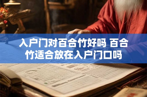 入户门对百合竹好吗 百合竹适合放在入户门口吗