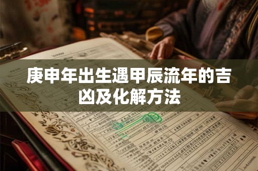 庚申年出生遇甲辰流年的吉凶及化解方法 庚申年出生遇甲辰流年的吉凶及化解方法