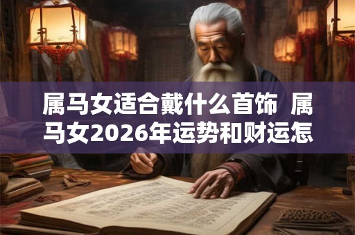 属马女适合戴什么首饰 属马女2026年运势和财运怎么样 属马女适合戴什么首饰 属马女2026年运势和财运怎么样