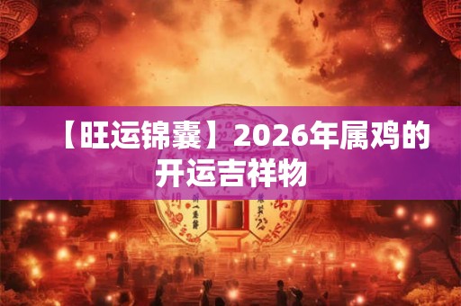 【旺运锦囊】2026年属鸡的开运吉祥物 【旺运锦囊】2026年属鸡的开运吉祥物