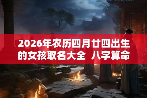 2026年农历四月廿四出生的女孩取名大全 八字算命 2026年农历四月廿四出生的女孩取名大全 八字算命