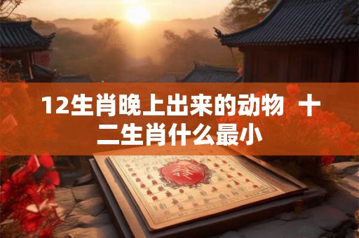 12生肖晚上出来的动物  十二生肖什么最小