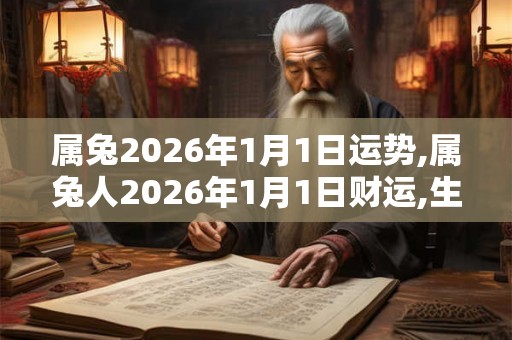 属兔2026年1月1日运势,属兔人2026年1月1日财运,生肖兔2026年1月1日运势 属兔2026年1月1日运势,属兔人2026年1月1日财运,生肖兔2026年1月1日运势