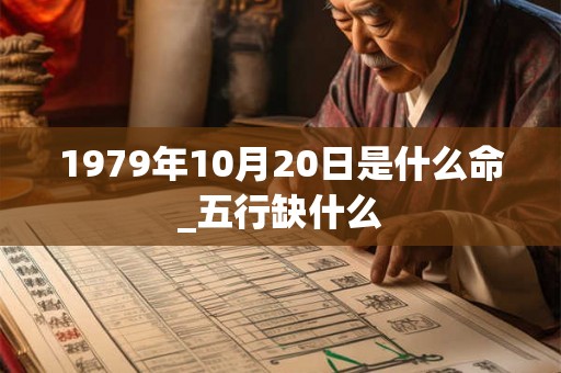 1979年10月20日是什么命_五行缺什么
