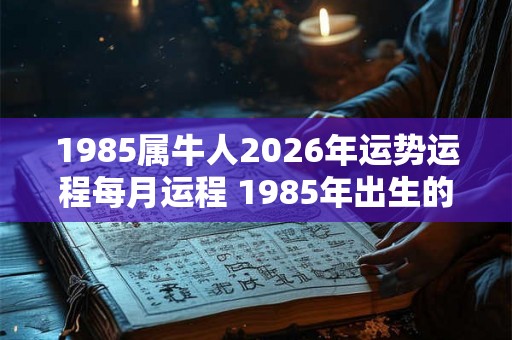 1985属牛人2026年运势运程每月运程 1985年出生的属牛人2026年每月运势如何