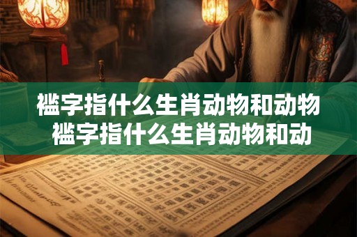 褴字指什么生肖动物和动物 褴字指什么生肖动物和动物