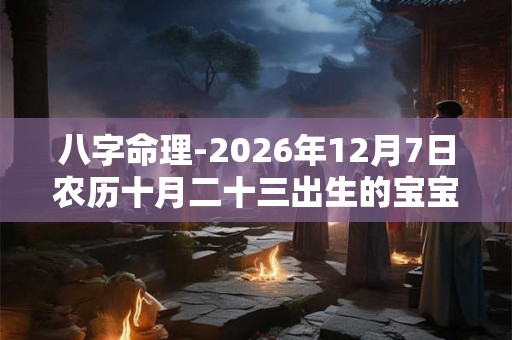 八字命理-2026年12月7日农历十月二十三出生的宝宝五行取名