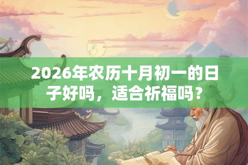 2026年农历十月初一的日子好吗，适合祈福吗？