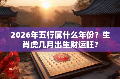 2026年五行属什么年份?生肖虎几月出生财运旺? 2026年五行属什么年份?生肖虎几月出生财运旺?