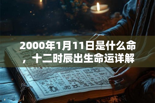 2000年1月11日是什么命,十二时辰出生命运详解 2000年1月11日是什么命,十二时辰出生命运详解