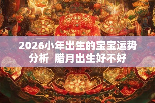 2026小年出生的宝宝运势分析  腊月出生好不好