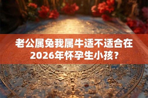 老公属兔我属牛适不适合在2026年怀孕生小孩？