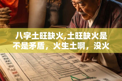八字土旺缺火,土旺缺火是不是矛盾，火生土啊，没火何来土