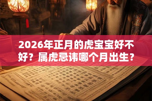 2026年正月的虎宝宝好不好？属虎忌讳哪个月出生？