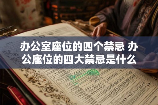 办公室座位的四个禁忌 办公座位的四大禁忌是什么 办公室座位的四个禁忌 办公座位的四大禁忌是什么