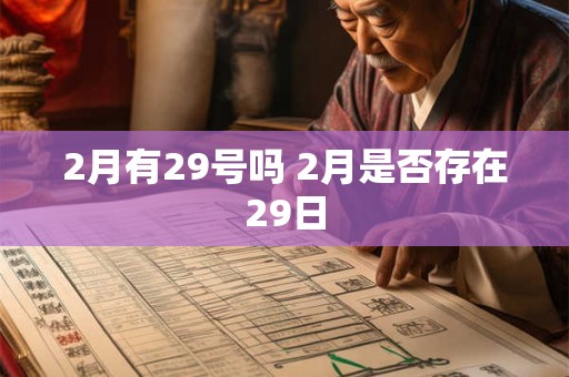 2月有29号吗 2月是否存在29日 2月有29号吗 2月是否存在29日