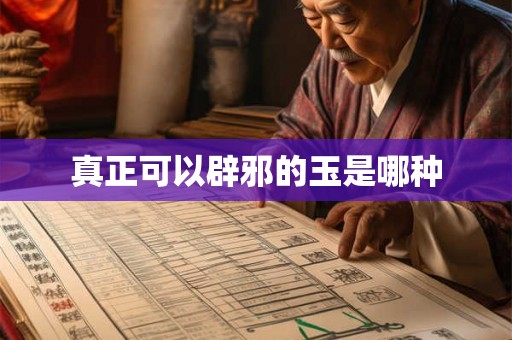 真正可以辟邪的玉是哪种