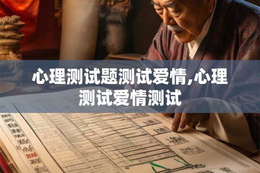 心理测试题测试爱情,心理测试爱情测试