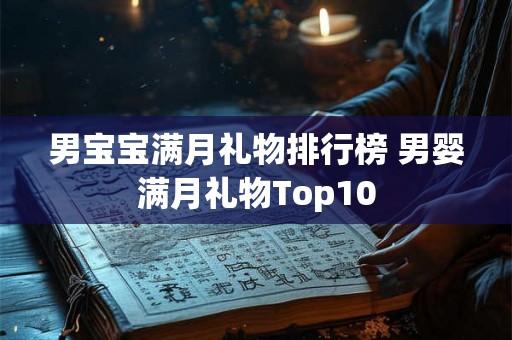 男宝宝满月礼物排行榜 男婴满月礼物Top10