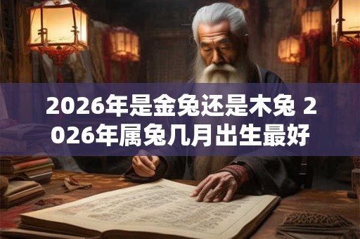 2026年是金兔还是木兔 2026年属兔几月出生最好