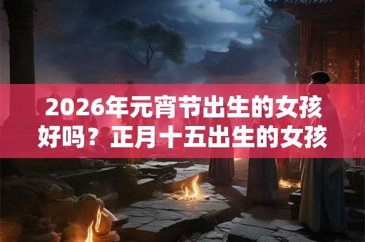 2026年元宵节出生的女孩好吗？正月十五出生的女孩是娘娘命？