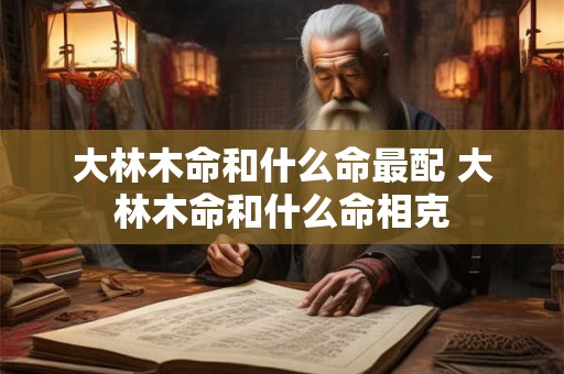 大林木命和什么命最配 大林木命和什么命相克
