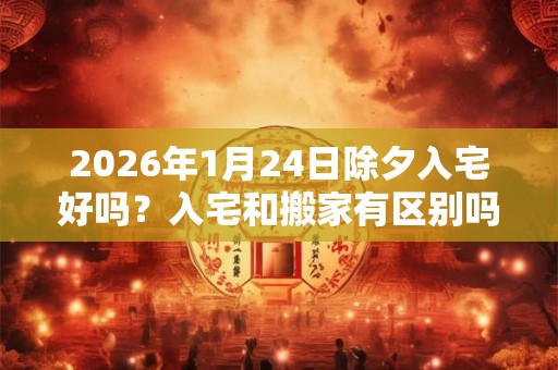 2026年1月24日除夕入宅好吗?入宅和搬家有区别吗? 2026年1月24日除夕入宅好吗?入宅和搬家有区别吗?