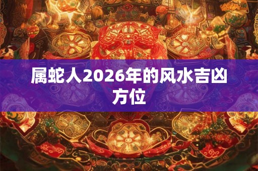 属蛇人2026年的风水吉凶方位
