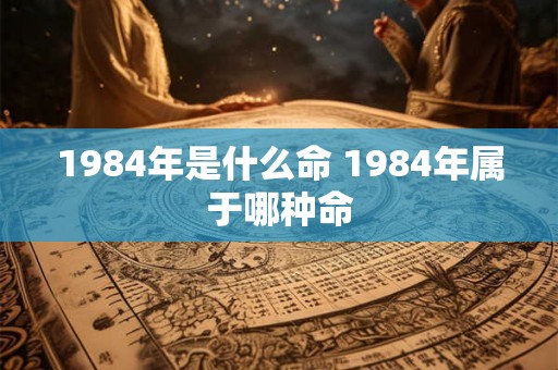 1984年是什么命 1984年属于哪种命