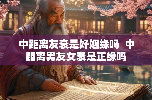 中距离友衰是好姻缘吗  中距离男友女衰是正缘吗