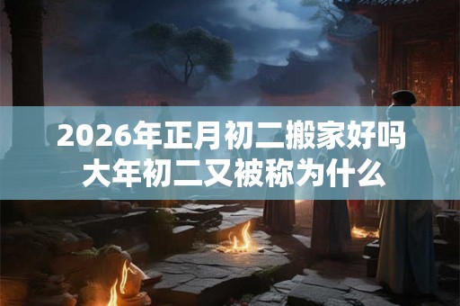 2026年正月初二搬家好吗 大年初二又被称为什么
