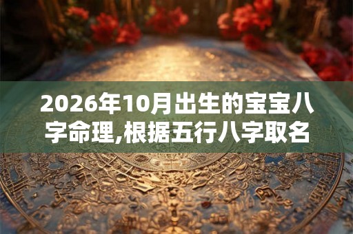 2026年10月出生的宝宝八字命理,根据五行八字取名技巧