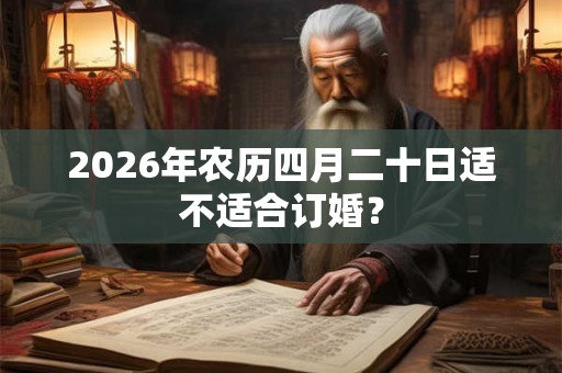 2026年农历四月二十日适不适合订婚? 2026年农历四月二十日适不适合订婚?