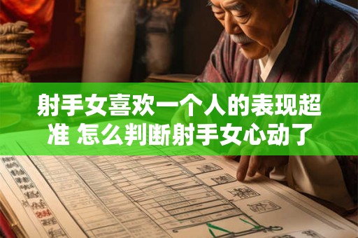 射手女喜欢一个人的表现超准 怎么判断射手女心动了