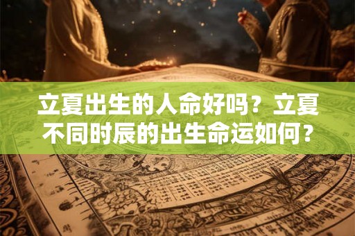 立夏出生的人命好吗？立夏不同时辰的出生命运如何？