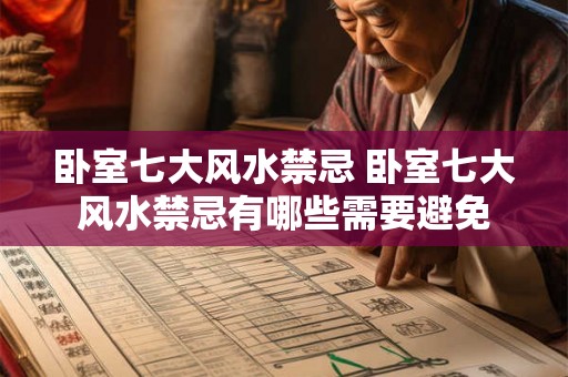 卧室七大风水禁忌 卧室七大风水禁忌有哪些需要避免