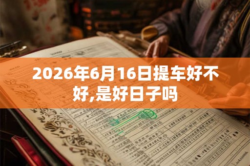 2026年6月16日提车好不好,是好日子吗