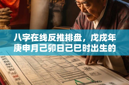 八字在线反推排盘,戊戌年庚申月己卯日己巳时出生的是天煞孤星? 八字在线反推排盘,戊戌年庚申月己卯日己巳时出生的是天煞孤星?