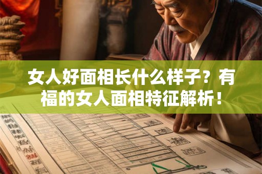 女人好面相长什么样子？有福的女人面相特征解析！