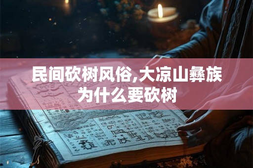 民间砍树风俗,大凉山彝族为什么要砍树