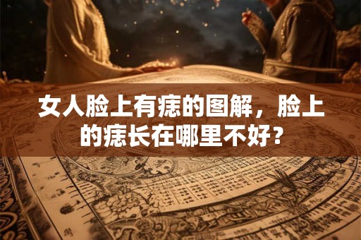 女人脸上有痣的图解，脸上的痣长在哪里不好？